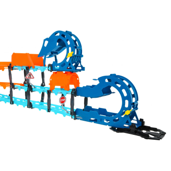 Interaktywny tor wyścigowy z tunelem + dwustronne autko dla dzieci 3+ Dźwięki Światła 80 el.